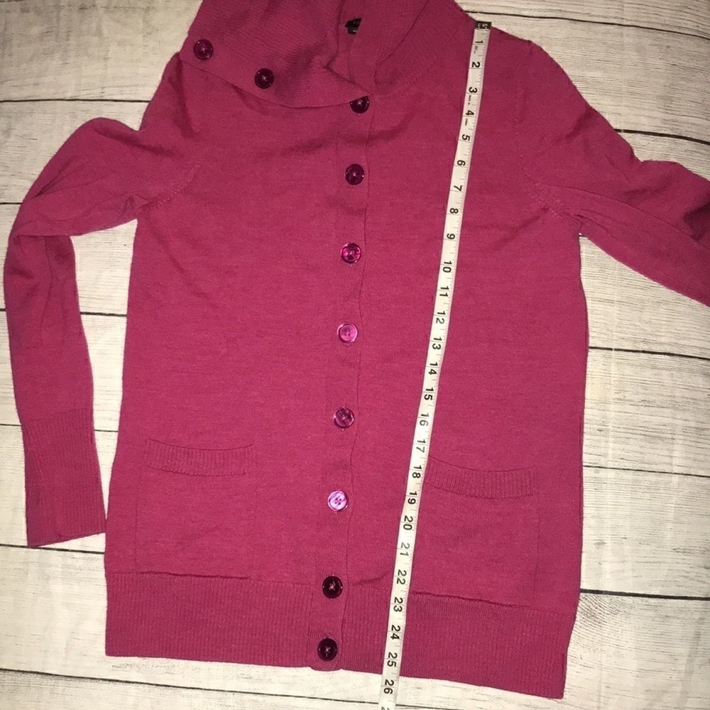 Talbots Merino Wool Button Front Cardigan Sweater - Picture 4 of 8